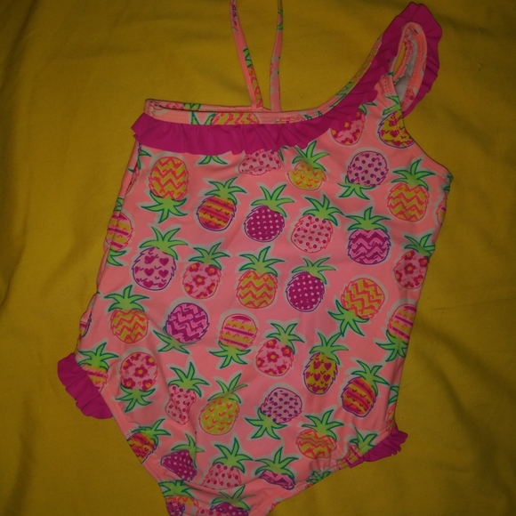 🆕Op | 🍍Pineapple Bathing Suit Size 5T 🍍 - Picture 6 of 8